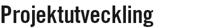 Projektutveckling